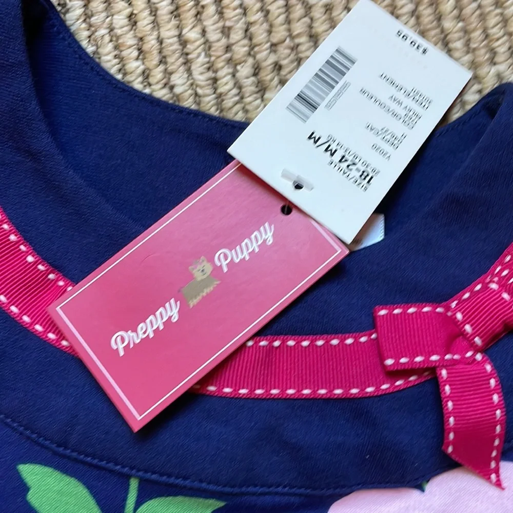 NWT Gymboree Preppy Puppy poppy flower 18-24 month dress